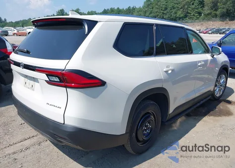 2024 Toyota Grand Highlander Platinum from USA, damaged, VIN 5TDAAAB50RS019075